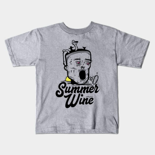 Summer Wine Kids T-Shirt by Frajtgorski